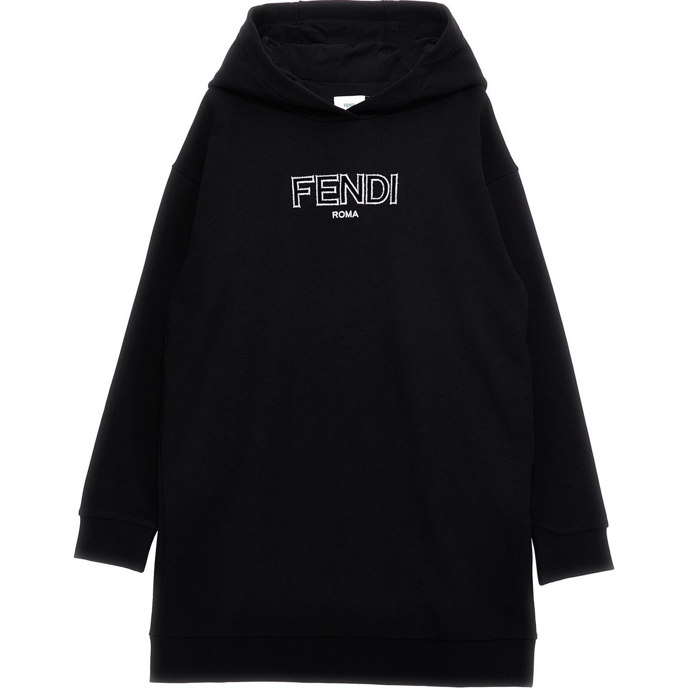 Длинное платье с рукавами для детей FENDI, черный
Длинное платье с рукавами для детей FENDI, черный