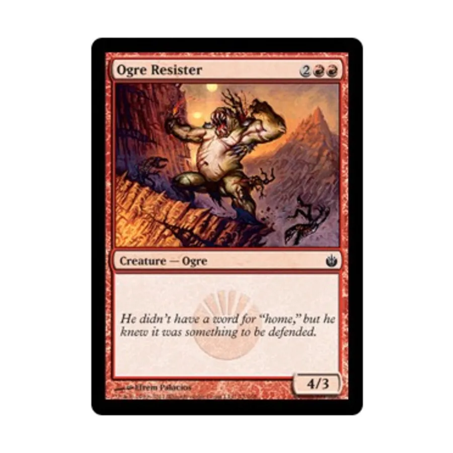 CCG Сопротивление ограм (С) (фольга), MTG - Mirrodin Besieged
CCG Сопротивление ограм (С) (фольга), MTG - Mirrodin Besieged