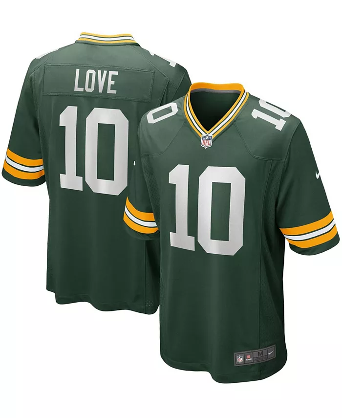 Мужская игровая футболка Jordan Love Green Green Bay Packers Nike
Мужская игровая футболка Jordan Love Green Green Bay Packers Nike