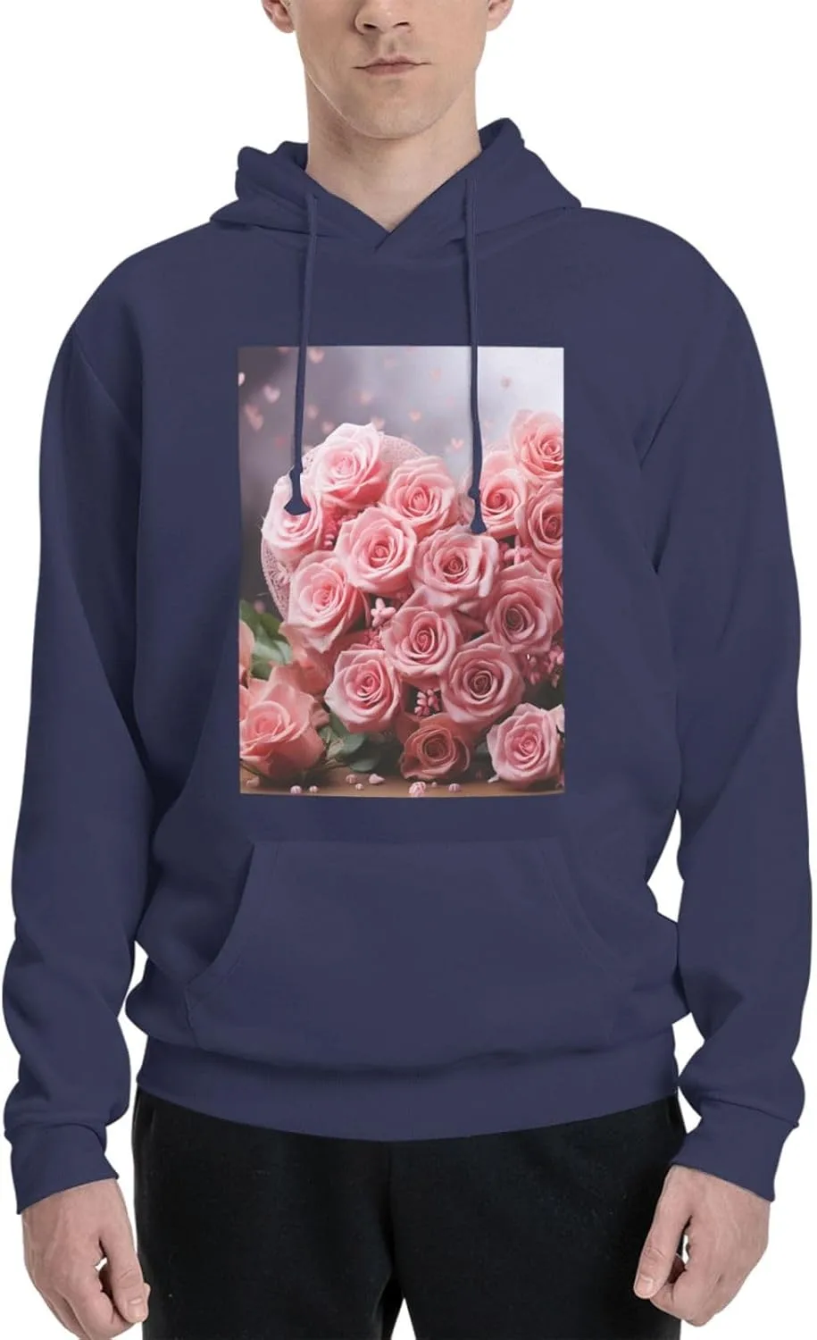 Мужская флисовая толстовка с капюшоном Pullover Hoodies Casual Sweaters Pink Roses and Heart LKWSCGHM
Мужская флисовая толстовка с капюшоном Pullover Hoodies Casual Sweaters Pink Roses and Heart LKWSCGHM