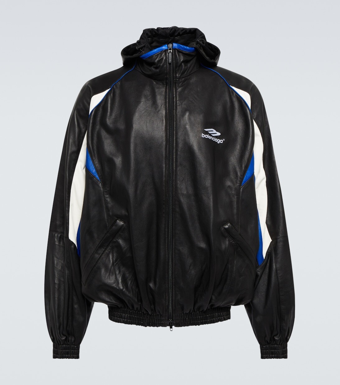 Кожаная толстовка Balenciaga, черный
Кожаная толстовка Balenciaga, черный
