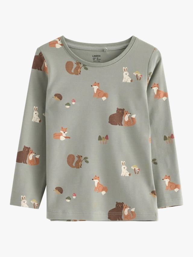 Детская кофта с длинным рукавом из хлопковой смеси с принтом животных Lindex, Light Dusty Green
Детская кофта с длинным рукавом из хлопковой смеси с принтом животных Lindex, Light Dusty Green