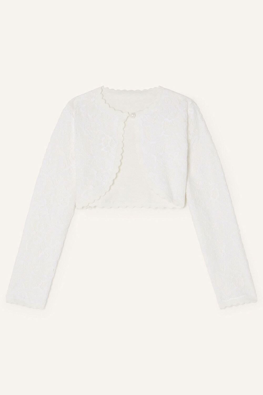 Кружевной кардиган натурального цвета Monsoon 
Кружевной кардиган натурального цвета Monsoon