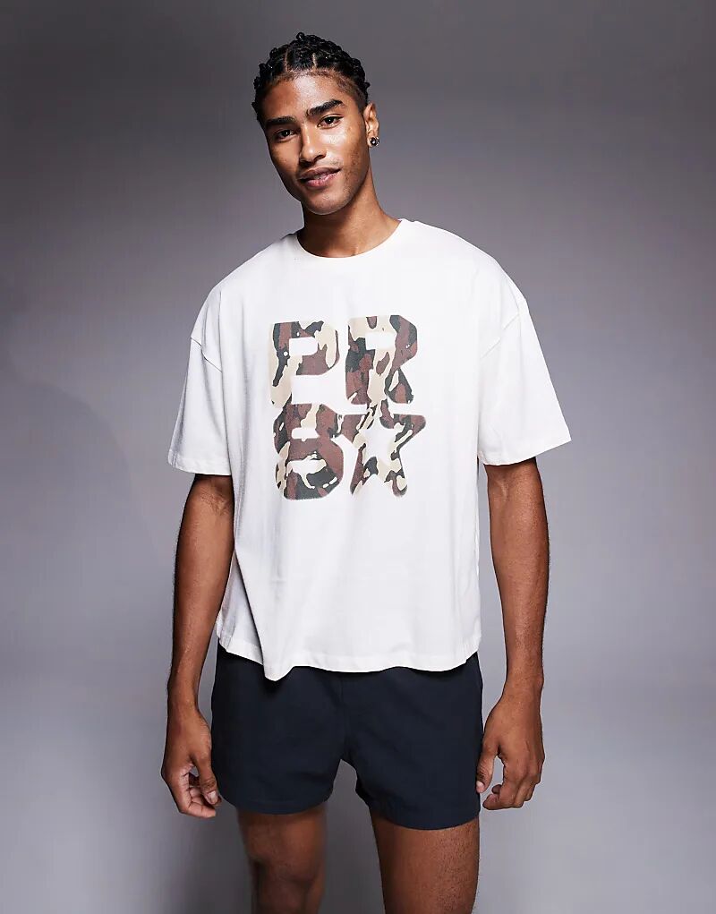 Футболка свободного кроя ASOS DESIGN с принтом спереди в кремово-белом цвете
Футболка свободного кроя ASOS DESIGN с принтом спереди в кремово-белом цвете