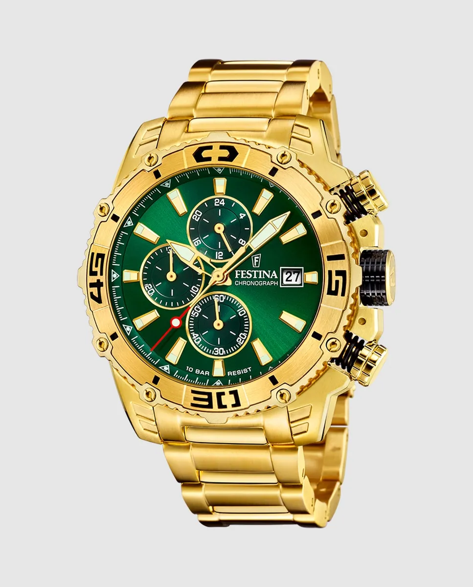 F20492/3 Престиж мужские часы из золотой стали Festina, золотой
F20492/3 Престиж мужские часы из золотой стали Festina, золотой