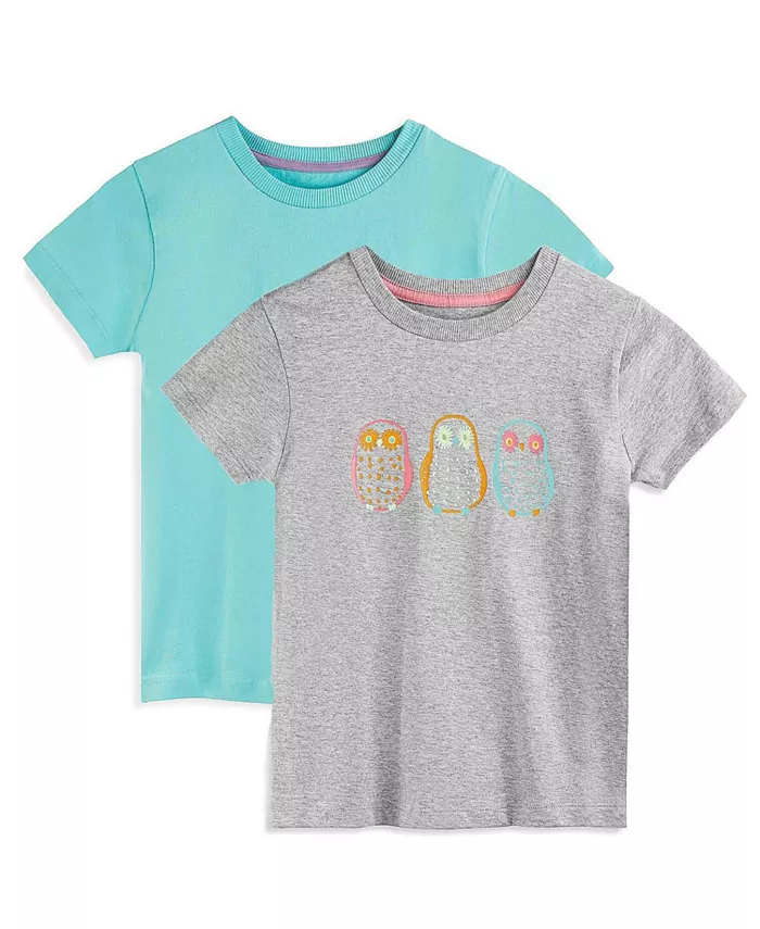 Футболки с короткими рукавами из органического хлопка Fair Trade для девочек, упаковка 2 шт Mightly, мультиколор
Футболки с короткими рукавами из органического хлопка Fair Trade для девочек, упаковка 2 шт Mightly, мультиколор