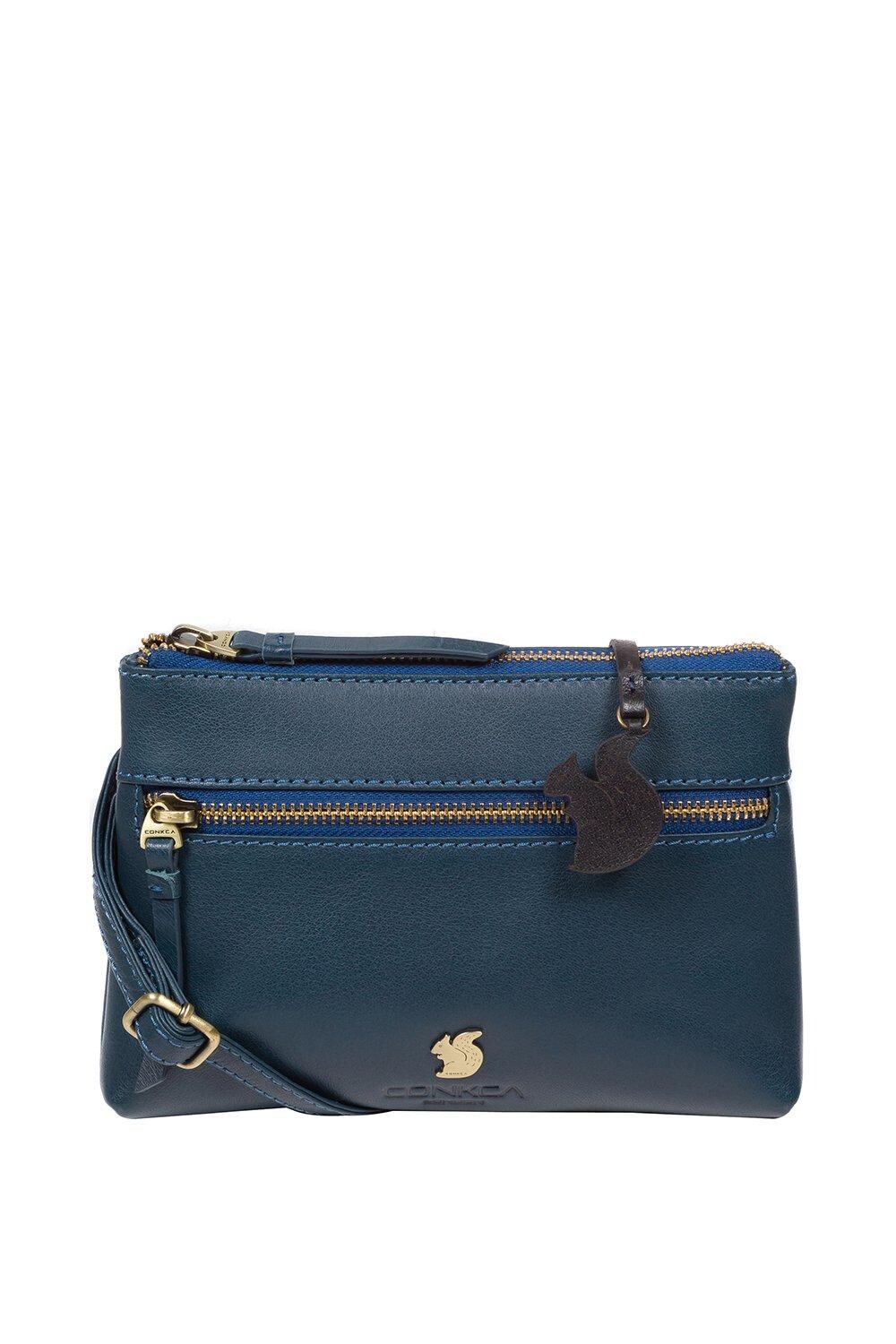 Кожаная сумка через плечо Sweetie Conkca London, синий
Кожаная сумка через плечо Sweetie Conkca London, синий