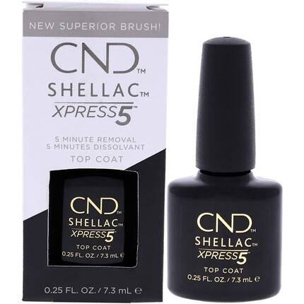 Набор лака для ногтей Shellac с верхним слоем Xpress5, 7,3 мл, Cnd
Набор лака для ногтей Shellac с верхним слоем Xpress5, 7,3 мл, Cnd