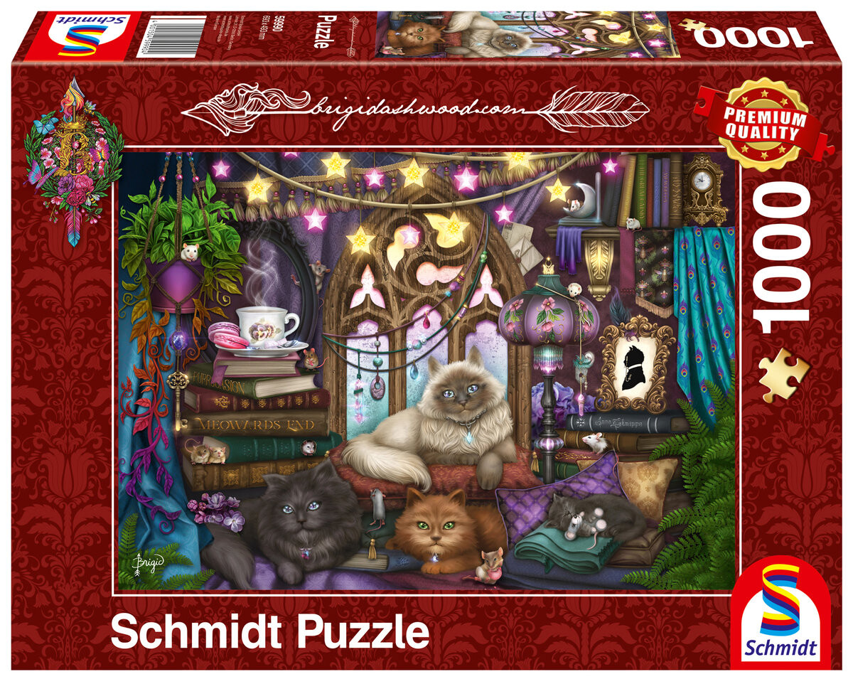 Шмидт, Пазл PQ BRIGID ASHWOOD Кошки, чай и книги, 1000 шт. Schmidt
Шмидт, Пазл PQ BRIGID ASHWOOD Кошки, чай и книги, 1000 шт. Schmidt