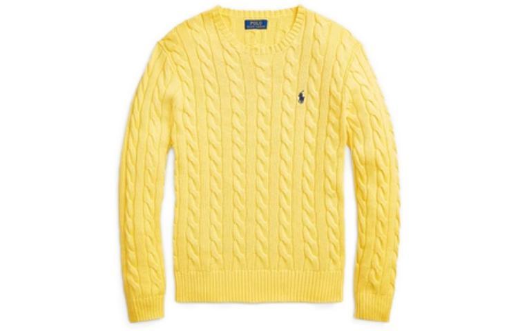 Поло Ральф Лорен Желтый джемпер с кабельной вязкой и вышитым логотипом
Поло Ральф Лорен Желтый джемпер с кабельной вязкой и вышитым логотипом