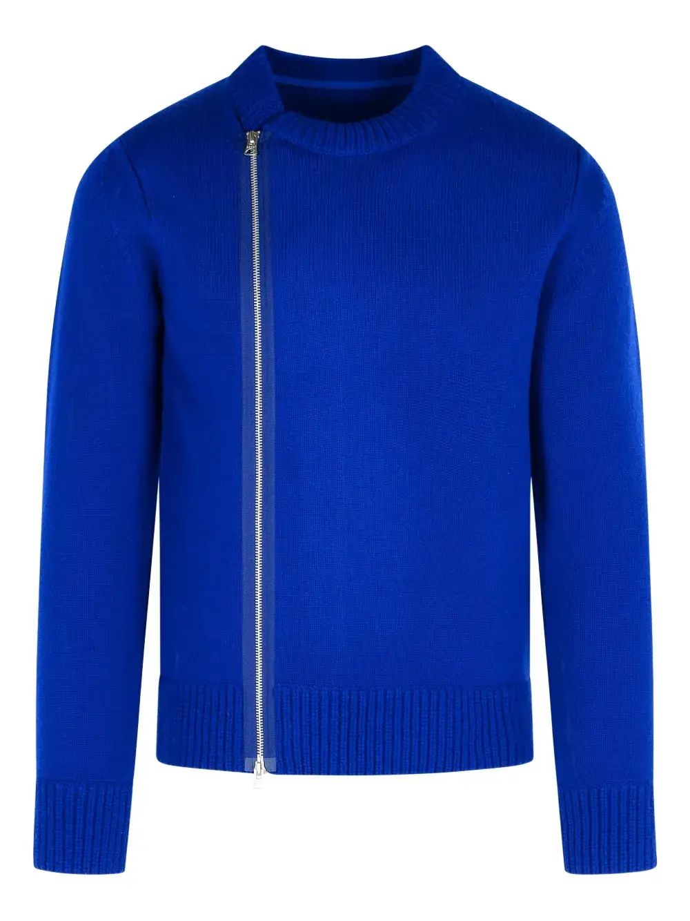 Свитер с круглым вырезом и застежкой-молнией SACAI, синий
Свитер с круглым вырезом и застежкой-молнией SACAI, синий