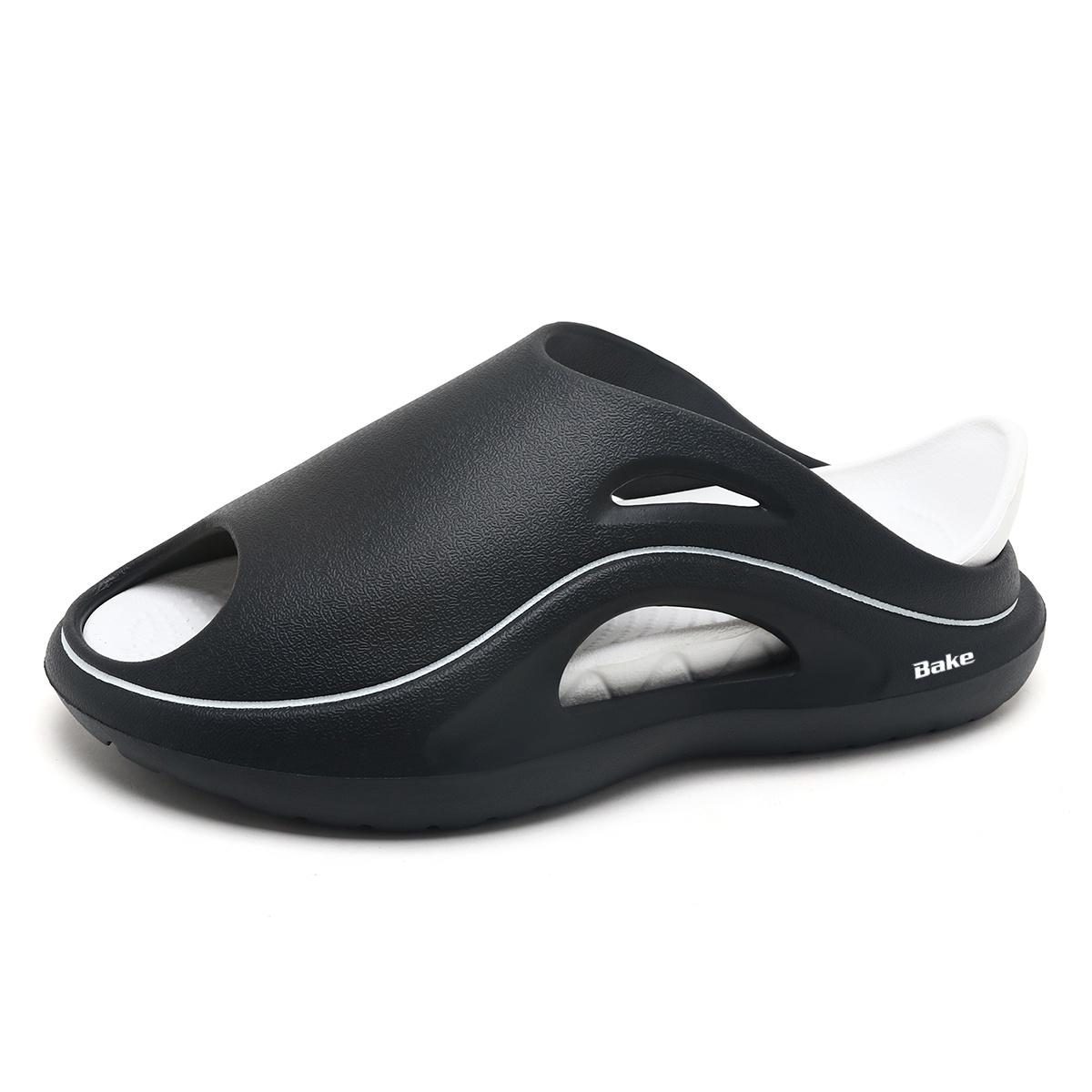 BAKE Скользостойкие антибактериальные износостойкие шлепанцы унисекс черно-белые, цвет Black White
BAKE Скользостойкие антибактериальные износостойкие шлепанцы унисекс черно-белые, цвет Black White