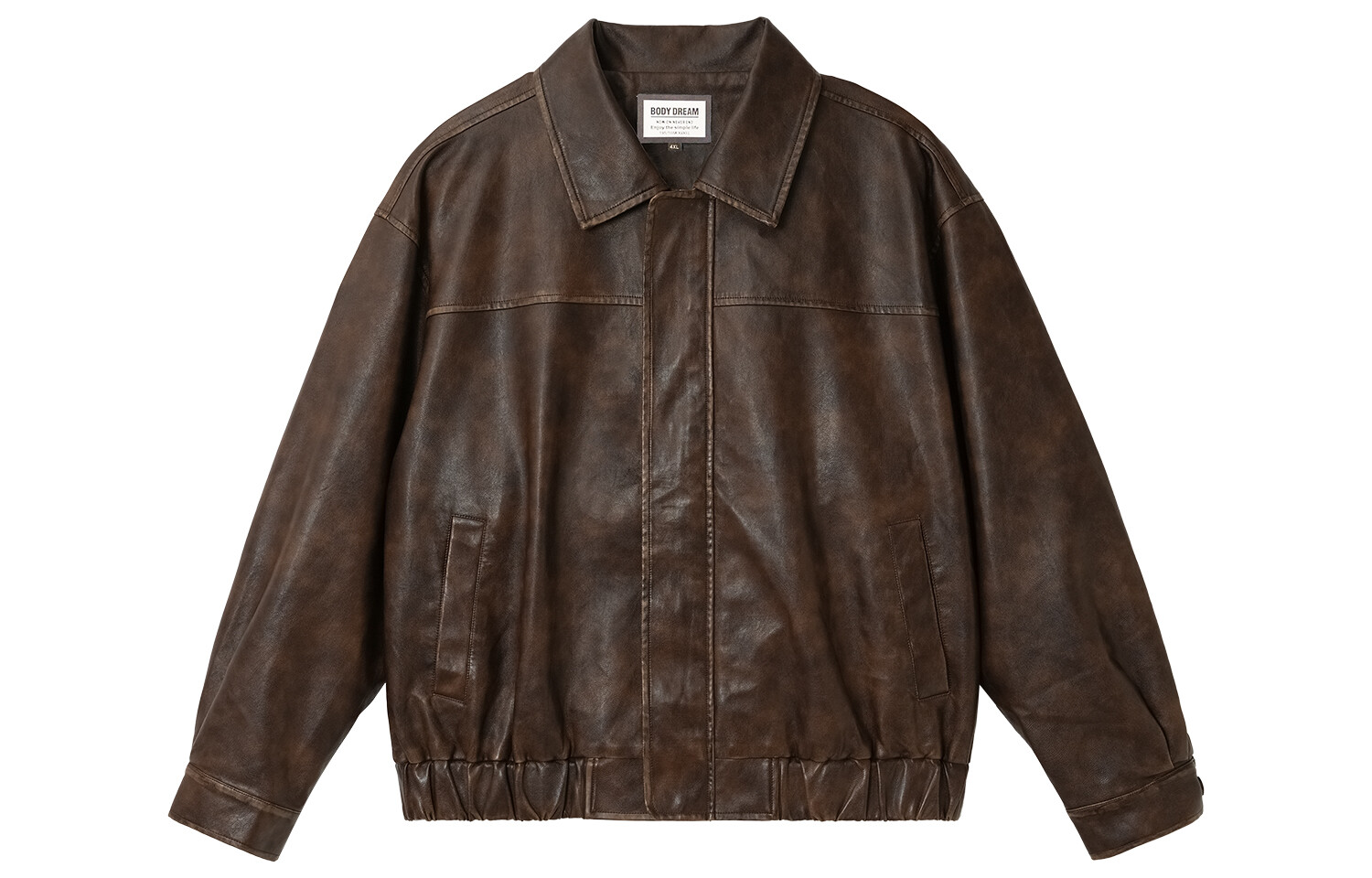 Кожаная куртка унисекс bodydream, Темно коричневый
Кожаная куртка унисекс bodydream, Темно коричневый