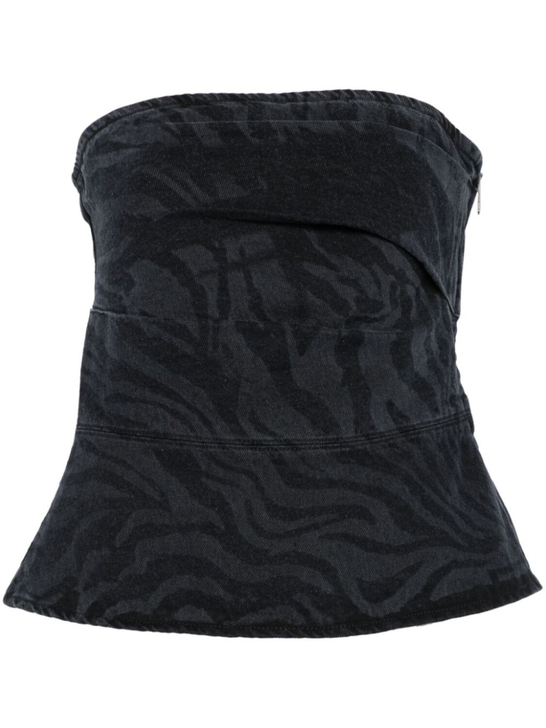 Джинсовый топ с зебровым принтом ROTATE BIRGER CHRISTENSEN, черный
Джинсовый топ с зебровым принтом ROTATE BIRGER CHRISTENSEN, черный