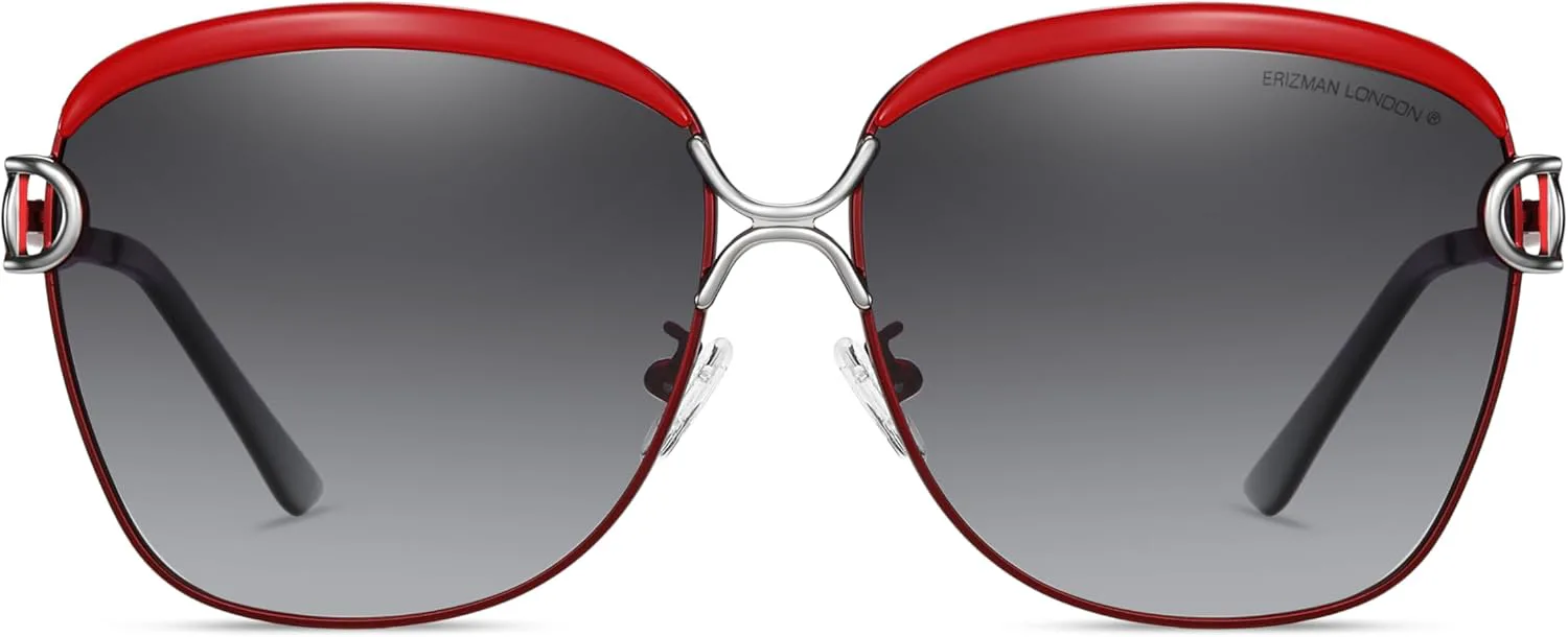 EL75N Оригинальные поляризованные солнцезащитные очки для вождения UV400 HD для женщин: серия British Heritage, модель 4 Erizman London, El75n-c2 Red Black
EL75N Оригинальные поляризованные солнцезащитные очки для вождения UV400 HD для женщин: серия British Heritage, модель 4 Erizman London, El75n-c2 Red Black