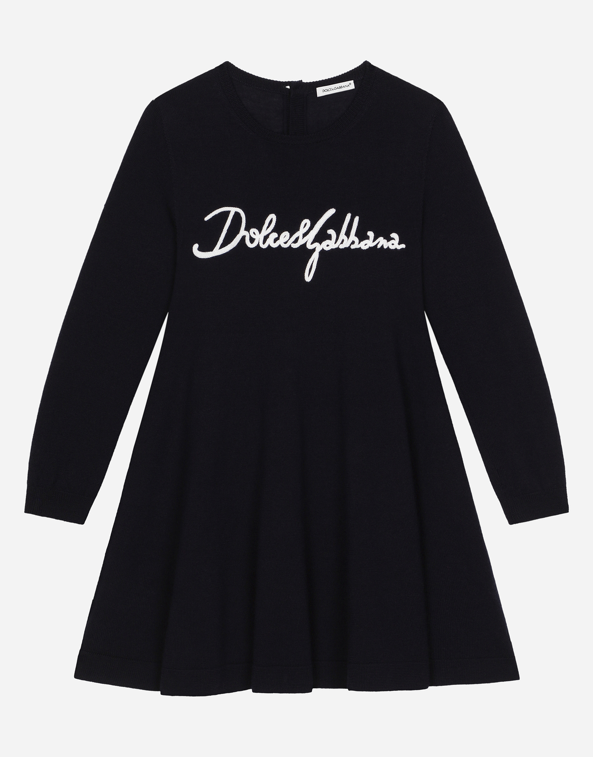 Вязаное платье с логотипом Dolce&Gabbana, синий
Вязаное платье с логотипом Dolce&Gabbana, синий