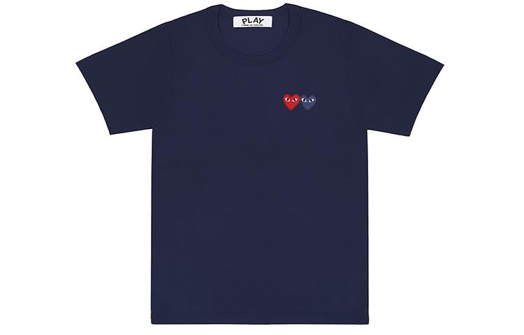 Футболка CDG Play с двойным сердцем в синем и красном цвете 'Navy'
Футболка CDG Play с двойным сердцем в синем и красном цвете 'Navy'