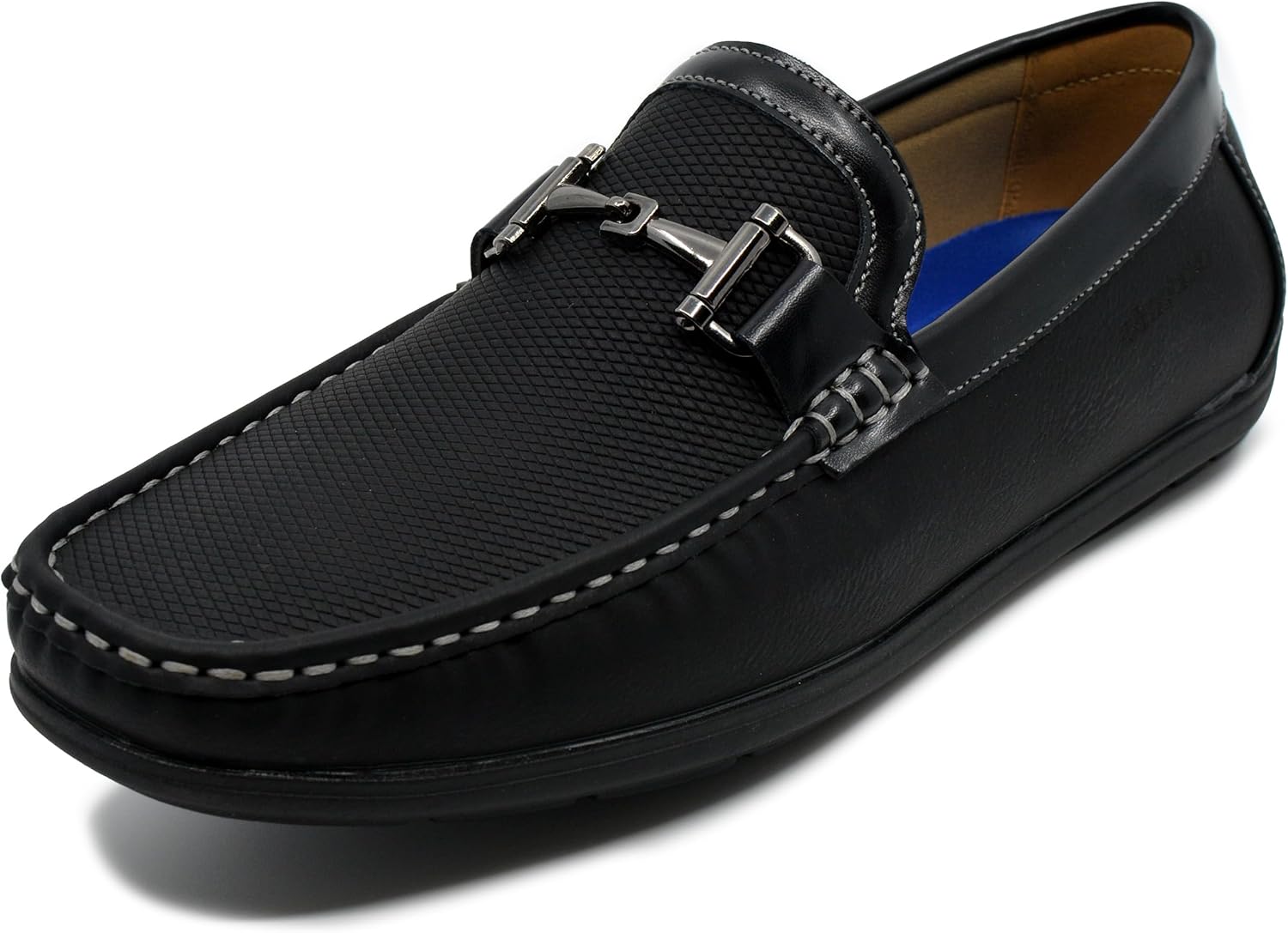 Мужские текстурированные слипоны для вождения AKADEMIKS с эффектом памяти, повседневные и классические туфли, черный
Мужские текстурированные слипоны для вождения AKADEMIKS с эффектом памяти, повседневные и классические туфли, черный