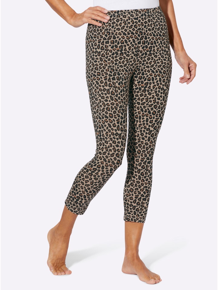 Sieh an! Бежевые леггинсы с принтом
Sieh an! Бежевые леггинсы с принтом