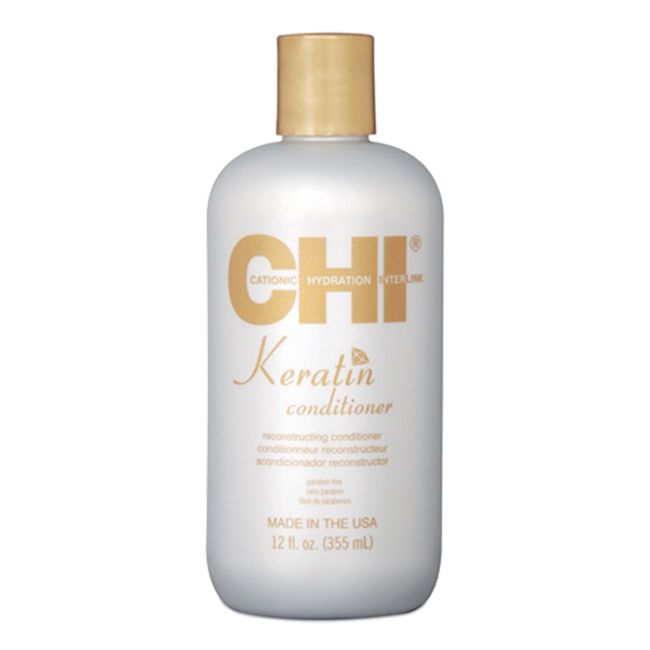 Кератиновый восстанавливающий кондиционер для волос CHI, 355 мл
Кератиновый восстанавливающий кондиционер для волос CHI, 355 мл