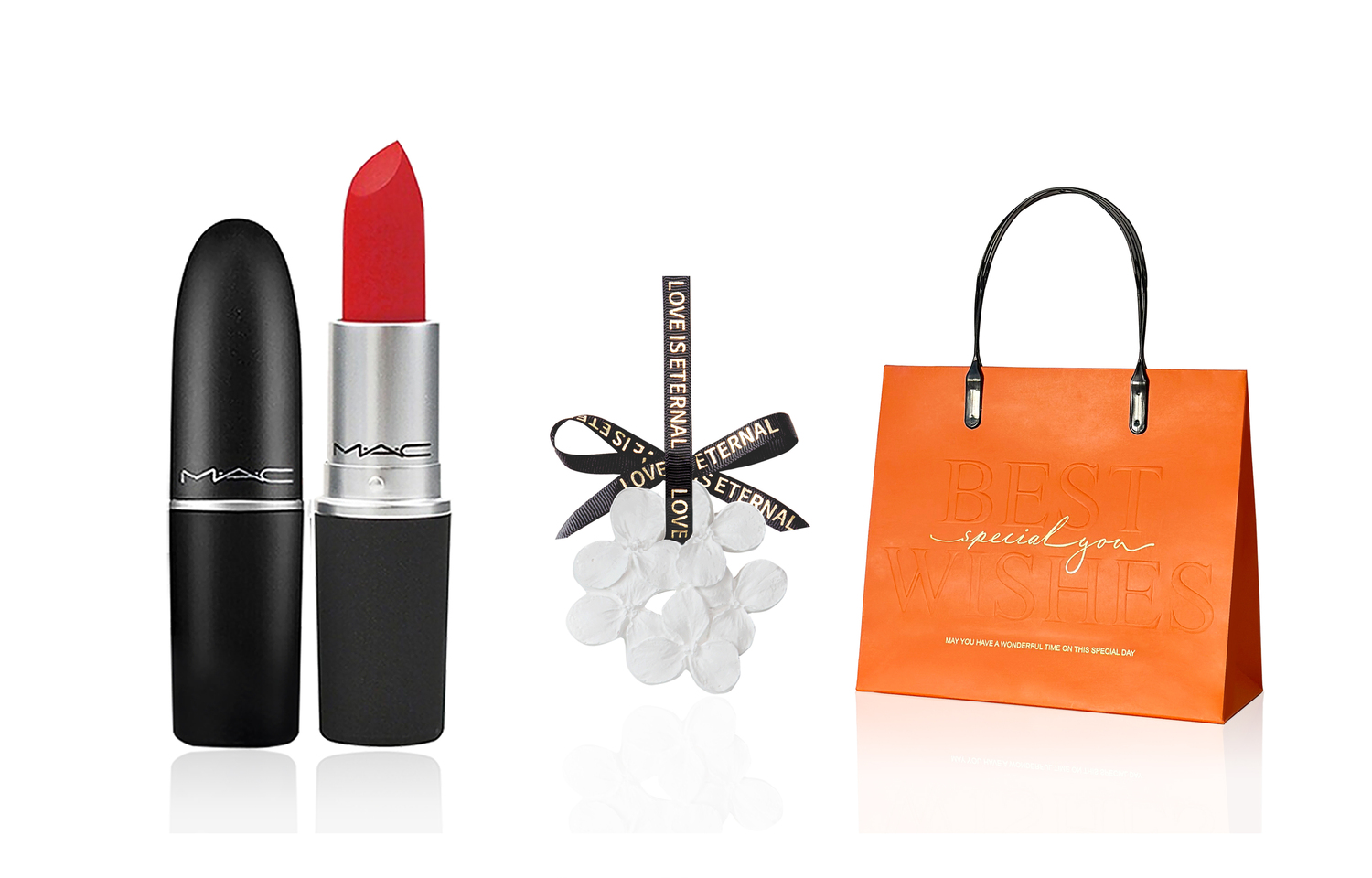 Наборы для макияжа в форме пули для женщин MAC, 316(916) matte finish small pepper+floral aromatherapy wish оранжевый shopping bag
Наборы для макияжа в форме пули для женщин MAC, 316(916) matte finish small pepper+floral aromatherapy wish оранжевый shopping bag