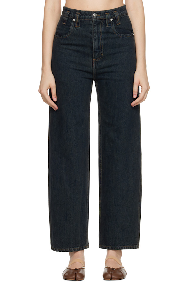 Eckhaus Latta Синие мешковатые джинсы
Eckhaus Latta Синие мешковатые джинсы