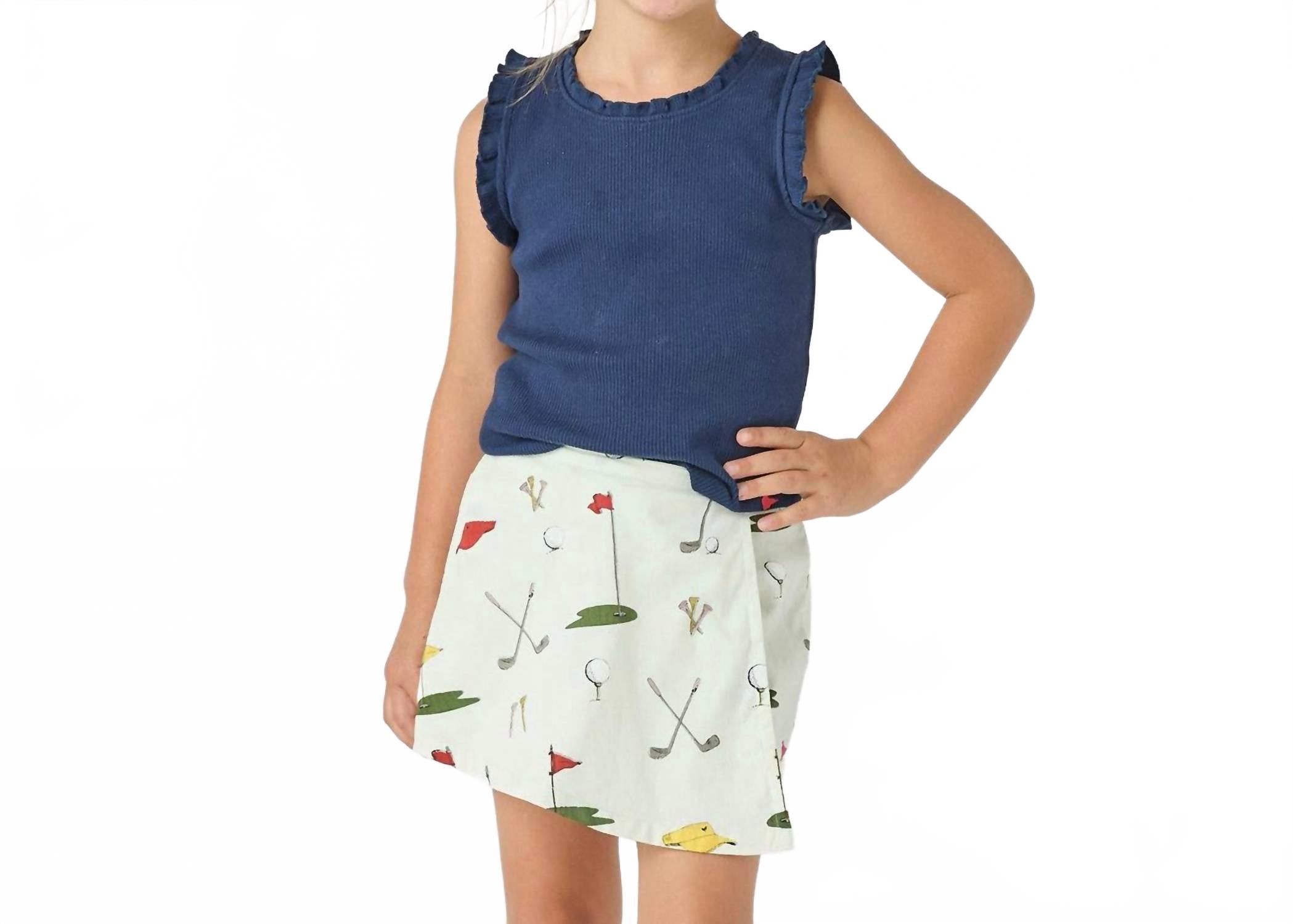 Детский гольф-юбка-шорты в белом цвете Pink Chicken
Детский гольф-юбка-шорты в белом цвете Pink Chicken