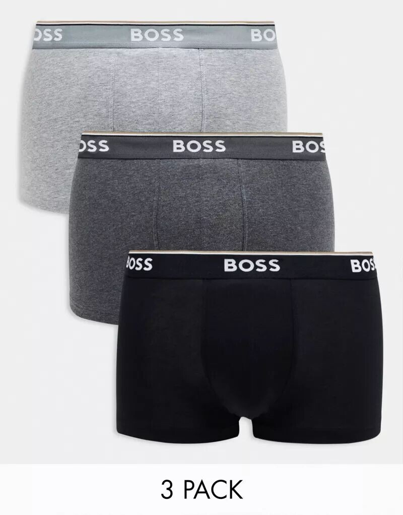 Набор из трех разноцветных плавок Boss Bodywear
Набор из трех разноцветных плавок Boss Bodywear