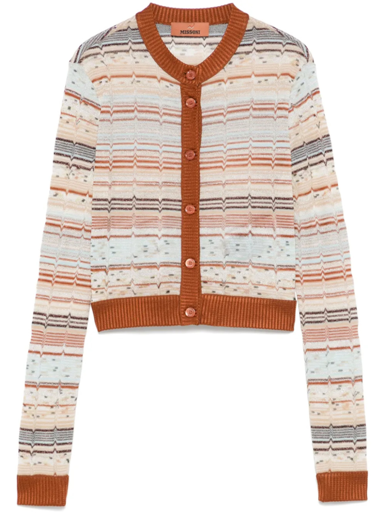 Missoni кардиган с люрексом, коричневый
Missoni кардиган с люрексом, коричневый