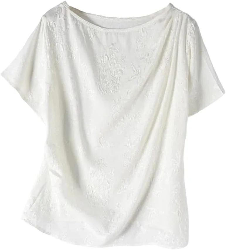 Женская летняя блузка Silk Slash Neck
Женская летняя блузка Silk Slash Neck