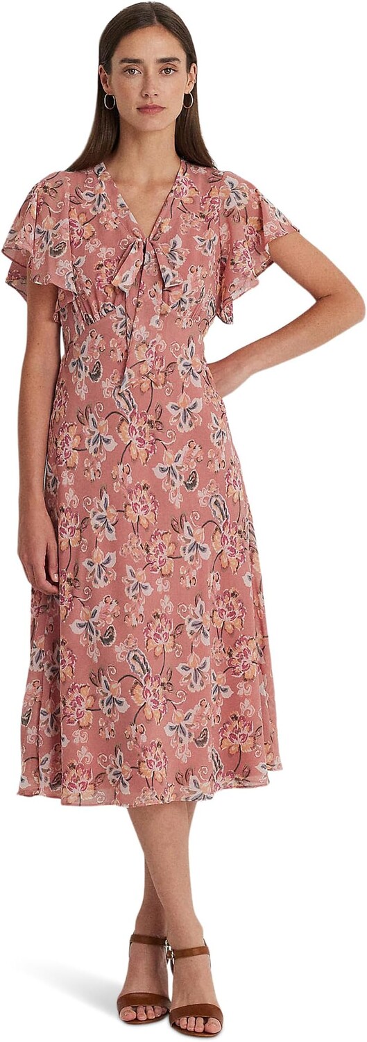 Платье LAUREN Ralph Lauren Floral Crinkle Georgette Tie-Neck Dress, цвет Pink Multi
Платье LAUREN Ralph Lauren Floral Crinkle Georgette Tie-Neck Dress, цвет Pink Multi