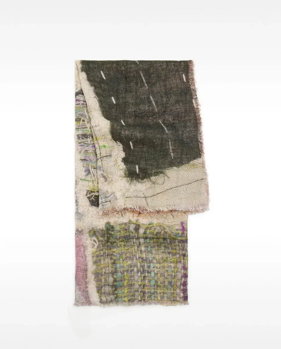 Платок с декоративной строчкой и принтами Parfois, розовый
Платок с декоративной строчкой и принтами Parfois, розовый