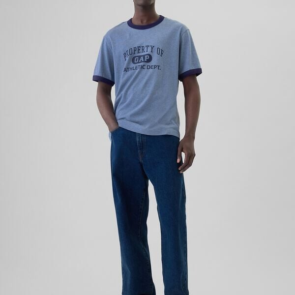 Футболка из хлопка с логотипом Gap, голубой
Футболка из хлопка с логотипом Gap, голубой