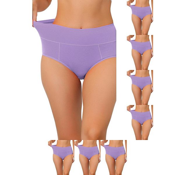 8 пар женского хлопкового белья с высокой талией и эффектом контроля живота (доступно в plus size) Inspire Chic, Light Purple
8 пар женского хлопкового белья с высокой талией и эффектом контроля живота (доступно в plus size) Inspire Chic, Light Purple