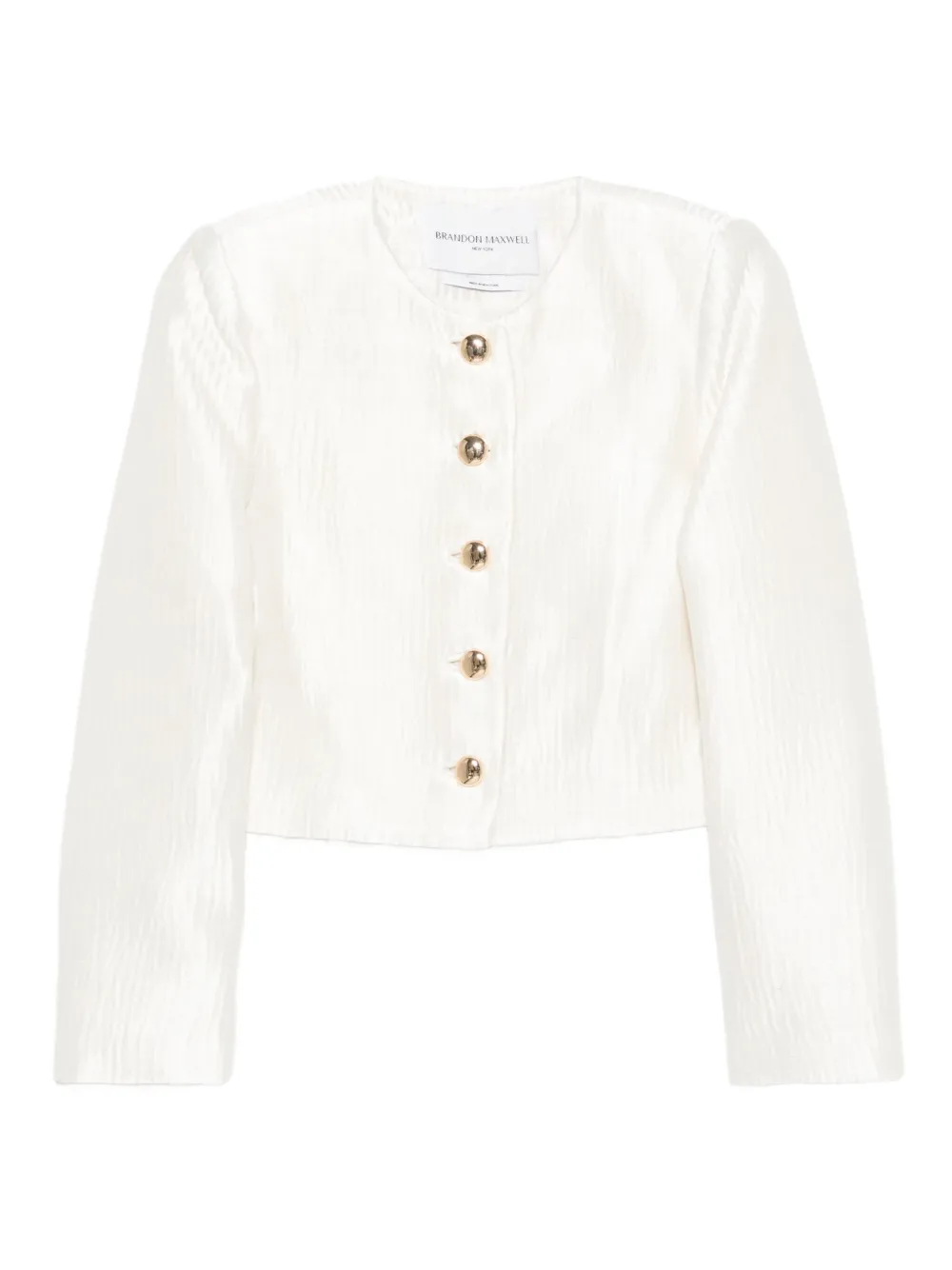 Однобортный пиджак Brandon Maxwell, нейтральный
Однобортный пиджак Brandon Maxwell, нейтральный