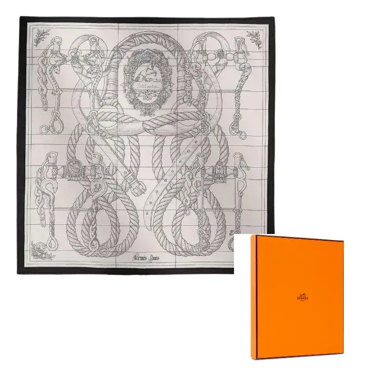 HERMES Шёлковый шарф из тутового шёлка унисекс белый, White
HERMES Шёлковый шарф из тутового шёлка унисекс белый, White