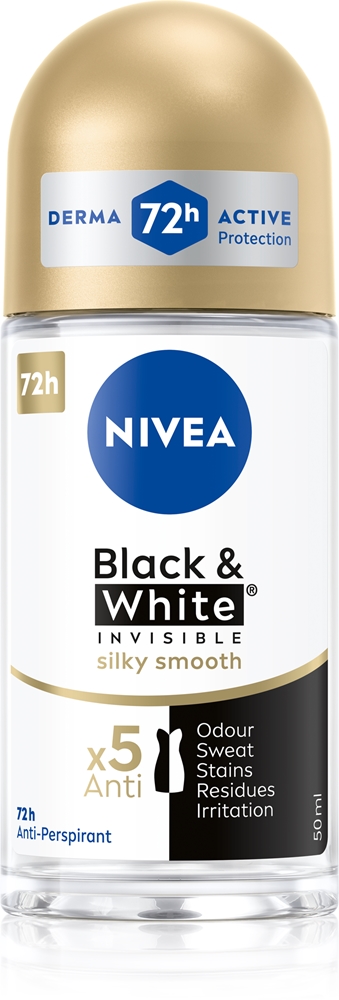 Невидимый черно-белый шелковистый шариковый антиперспирант для женщин Nivea, 50 мл
Невидимый черно-белый шелковистый шариковый антиперспирант для женщин Nivea, 50 мл