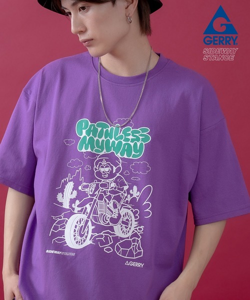 Футболка с короткими рукавами, логотип, коллаборация Sideway Stance x Gerry, фиолетовый
Футболка с короткими рукавами, логотип, коллаборация Sideway Stance x Gerry, фиолетовый