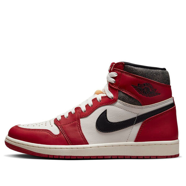 Кроссовки 1 retro high og 'chicago lost & found' Air Jordan, красный 
Кроссовки 1 retro high og 'chicago lost & found' Air Jordan, красный