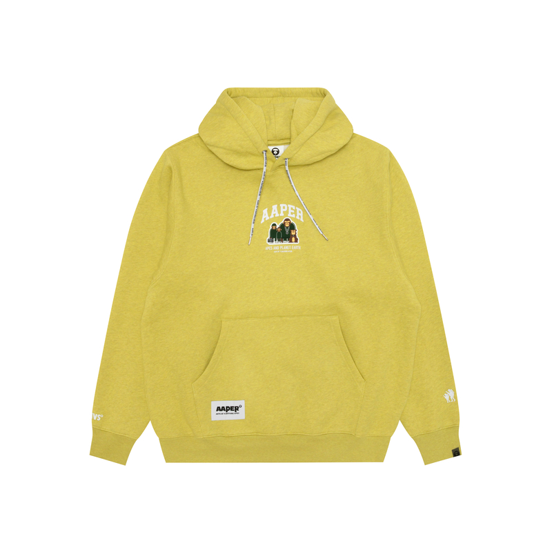 Толстовка с капюшоном от A Bathing APE Aape, желтый
Толстовка с капюшоном от A Bathing APE Aape, желтый