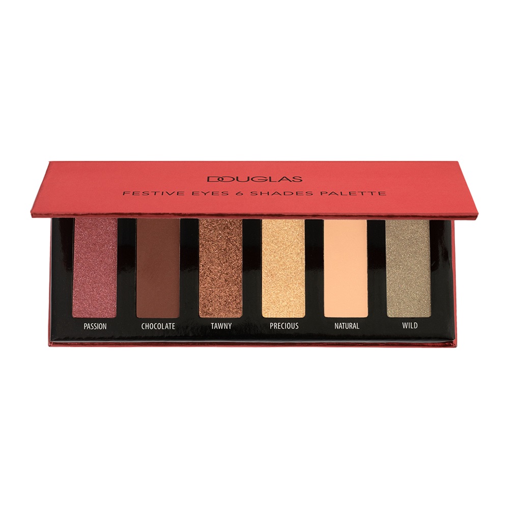 Палитра теней для век festive eyes 6 shades palette Douglas Collection, количество 1 шт.
Палитра теней для век festive eyes 6 shades palette Douglas Collection, количество 1 шт.