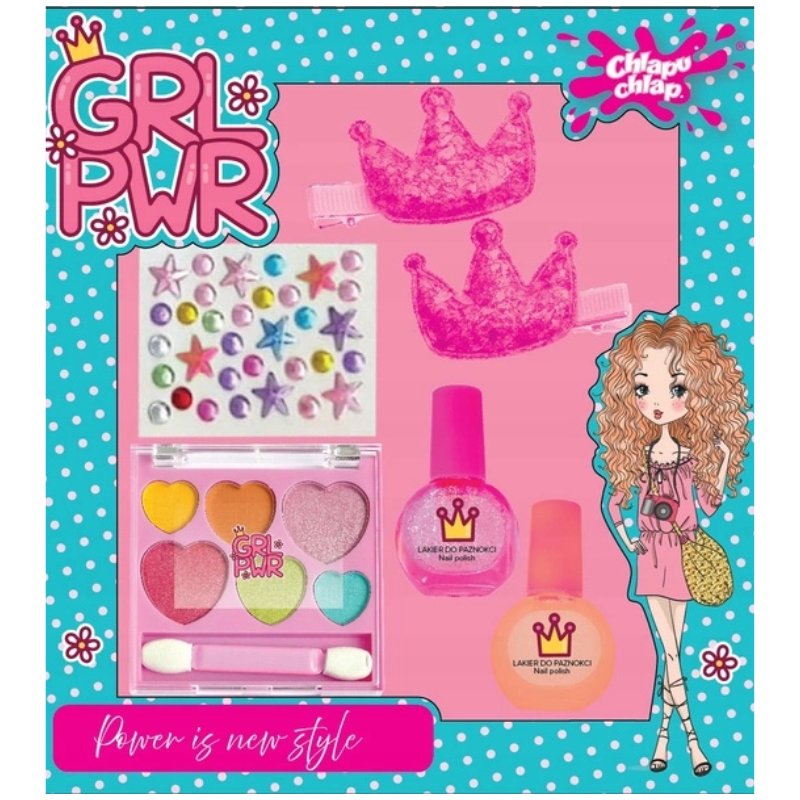Набор косметики для девочек Chlapu Chlap Girl Power
Набор косметики для девочек Chlapu Chlap Girl Power