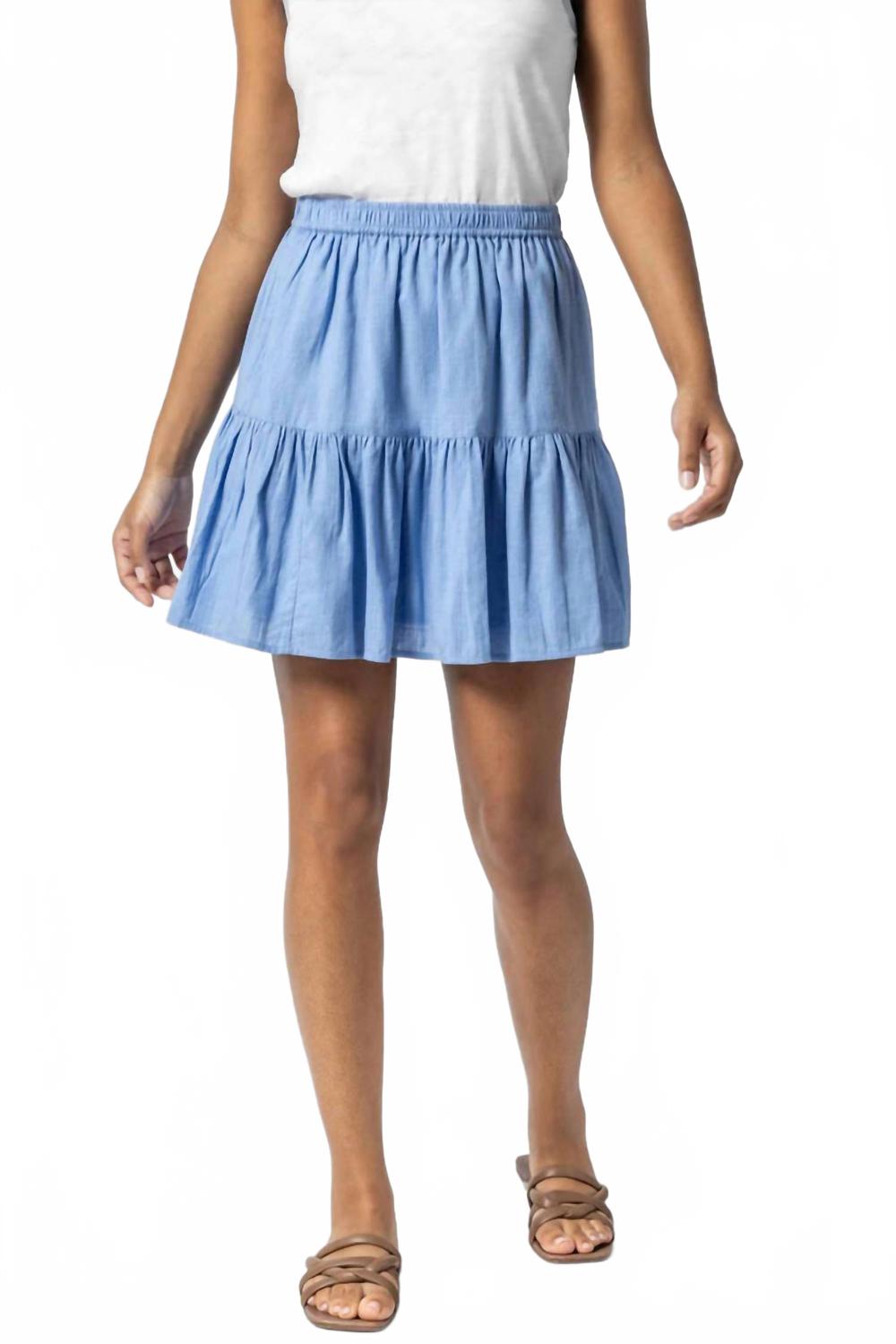 Многоярусная короткая юбка в гавани Lilla P, Harbor
Многоярусная короткая юбка в гавани Lilla P, Harbor