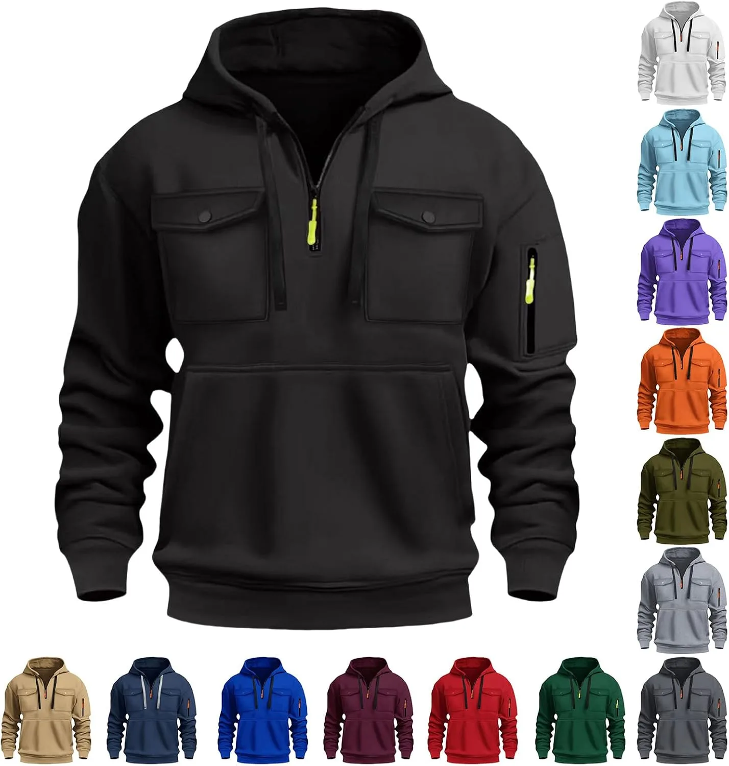 Wankang тактическая толстовка с капюшоном для мужчин, флисовая подкладка, карман
Wankang тактическая толстовка с капюшоном для мужчин, флисовая подкладка, карман