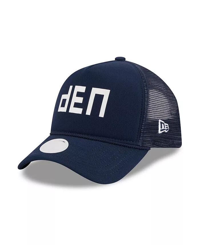 Женская темно-синяя регулируемая кепка Denver Broncos McGee Trucker 9FORTY New Era
Женская темно-синяя регулируемая кепка Denver Broncos McGee Trucker 9FORTY New Era