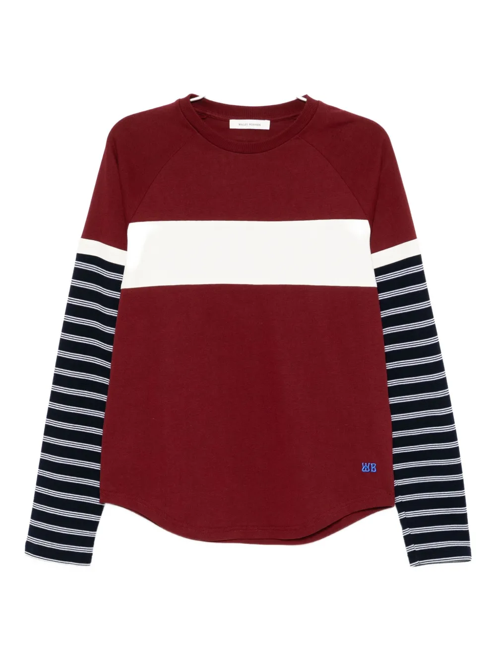 Футболка с полосатыми вставками Wales Bonner, красный
Футболка с полосатыми вставками Wales Bonner, красный