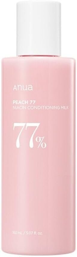 Anua Peach 77 Niacin Conditioning Milk, увлажняющее и укрепляющее молочко для лица, 150 мл 
Anua Peach 77 Niacin Conditioning Milk, увлажняющее и укрепляющее молочко для лица, 150 мл