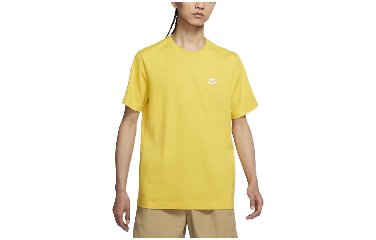 Футболка мужская желтая Nike, желтый 
Футболка мужская желтая Nike, желтый