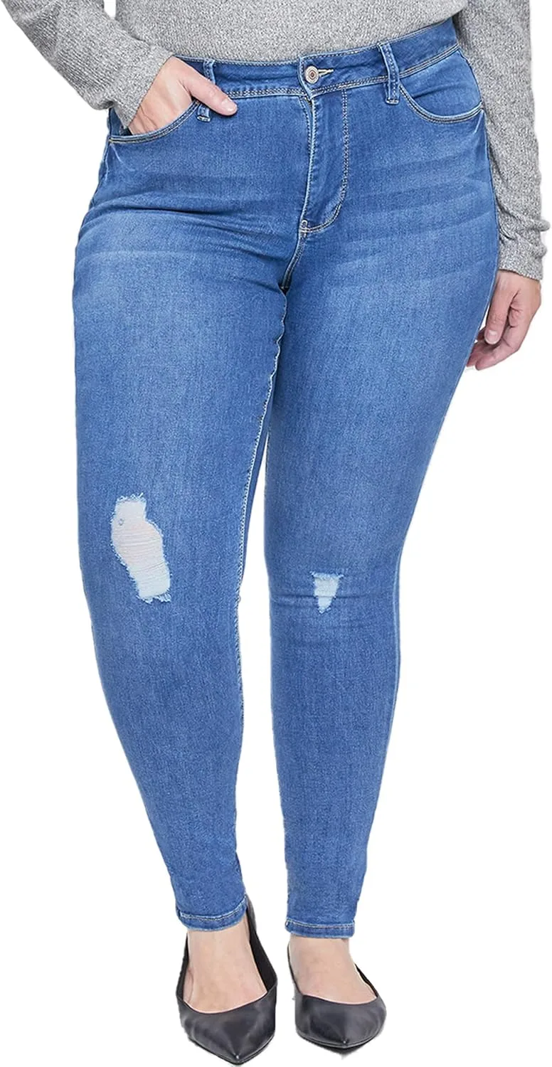 Royalty for Me Women's Plus Essential High Rise Skinny Jean
Royalty for Me Women's Plus Essential High Rise Skinny Jean