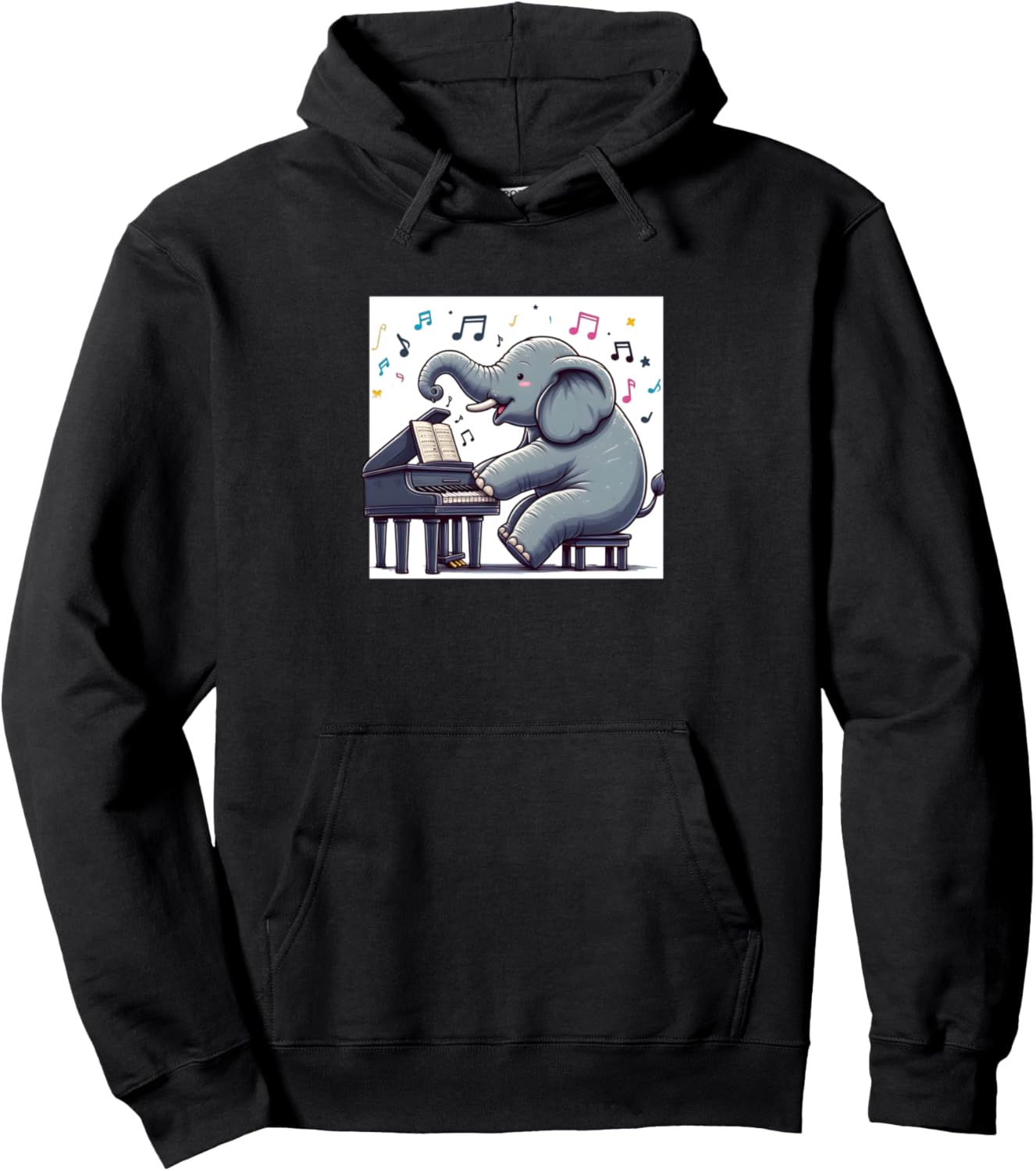 Толстовка с изображением слона, играющего на пианино Elephant Playing Piano!, черный
Толстовка с изображением слона, играющего на пианино Elephant Playing Piano!, черный